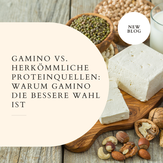 Gamino vs. Herkömmliche Proteinquellen: Warum Gamino die bessere Wahl ist